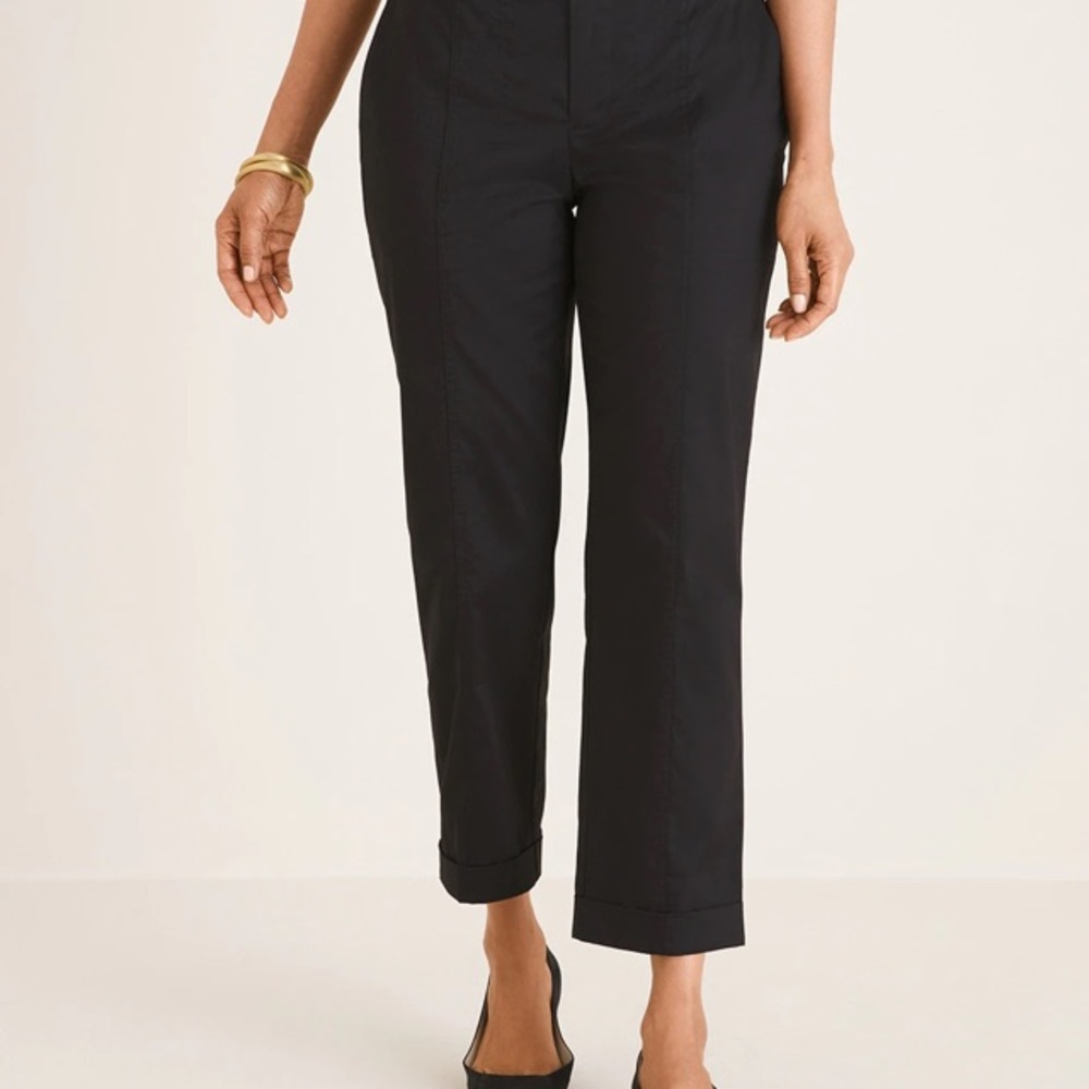 Chicos women’s belted utility ankle pants 4 S